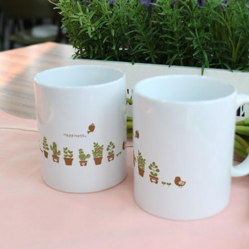 cs840-Design Mug 2p-Happy Flowerpot