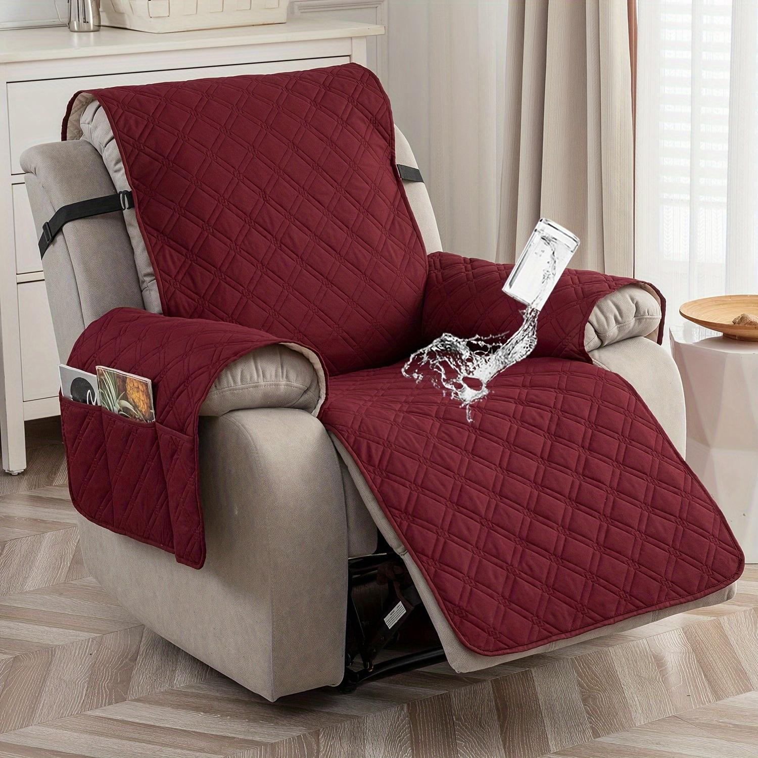 

Водонепроницаемый чехол для кресла-реклайнера, чехлы для кресел-реклайнеров, чехол для дивана-реклайнера из нескользящей ткани для гостиной, 23-дюймовое 28-дюймовое кресло-реклайнер 28