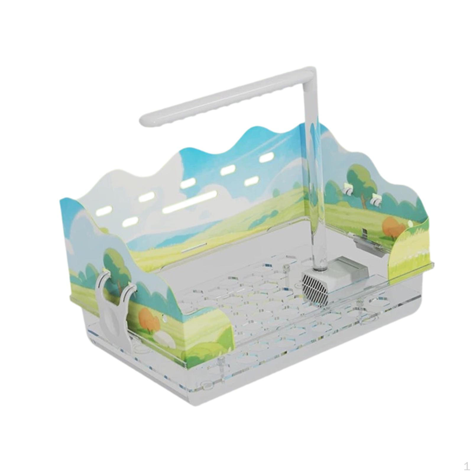 

Автоматическая коробка для купания птиц Электрическая душевая ванна для волнистых попугайчиков и попугаев B