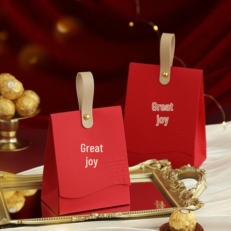 2025 Elegant Wedding Favor Candy Boxes: Full Moon Gift Bags