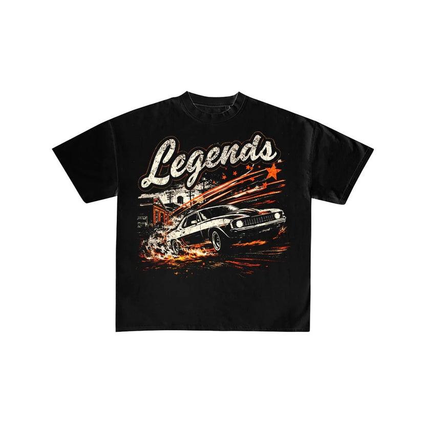 Legends Vintage Muscle Car Graphic Tee XL