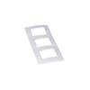 Niloe 3-gang White Frame