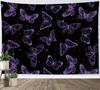 Butterfly Wall Hanging Spring Plant Floral Butterfly Tapestry for Living Room Party Beach Picnic Blankets Tablecloths Wall Decor