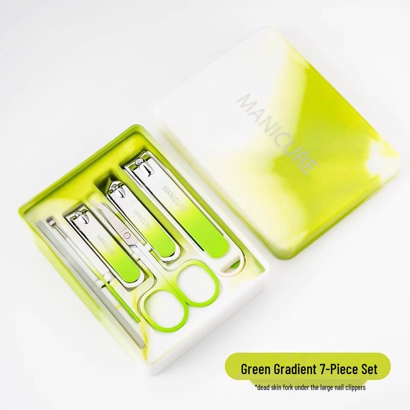 Anti-Splash Angled Nail Clipper Set with Gift Box - Home Beauty Manicure Tool