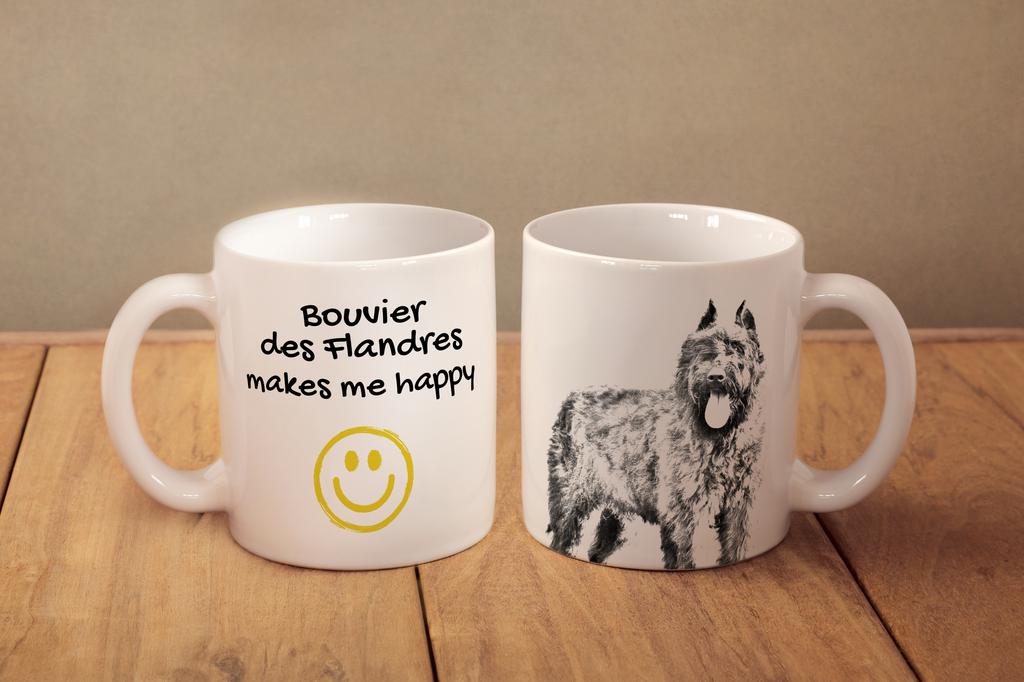 Bouvier des Flandres, Flanders Cattle Dog – Cup with a dog, cheerful cup for a dog lover | Art-Dog