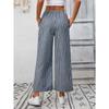 Sommer Neue Damen Gestreifte High Waist Lässige Mode Neun-Punkte-Hose