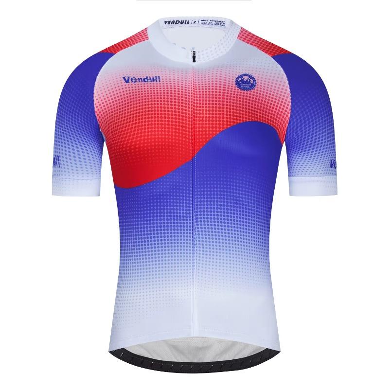 Radtrikot Team Sommer Kurzarm Mann Outdoor MTB Fahrrad Radsportbekleidung Ropa Ciclismo Maillot Schnelltrocknend Sportbekleidung