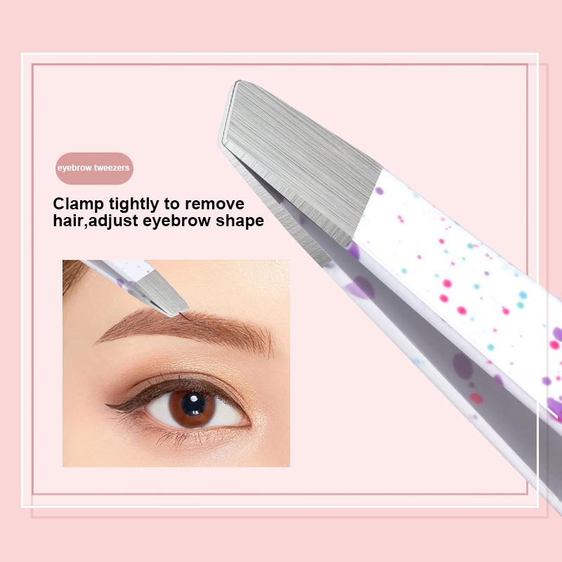 3-i-1 Ögonbrynstrimmer Säkerhetsblad Kvinnors ögonbryn Formningskniv Ögonbrynspincett Hårborttagning för finhår Kosmetiska verktyg