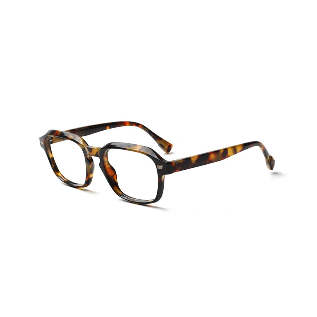 TRUEZING Reading Glasses for Men Women Rectangular Spring Hinges Comfortable and Durable Prescription Eyeglasses