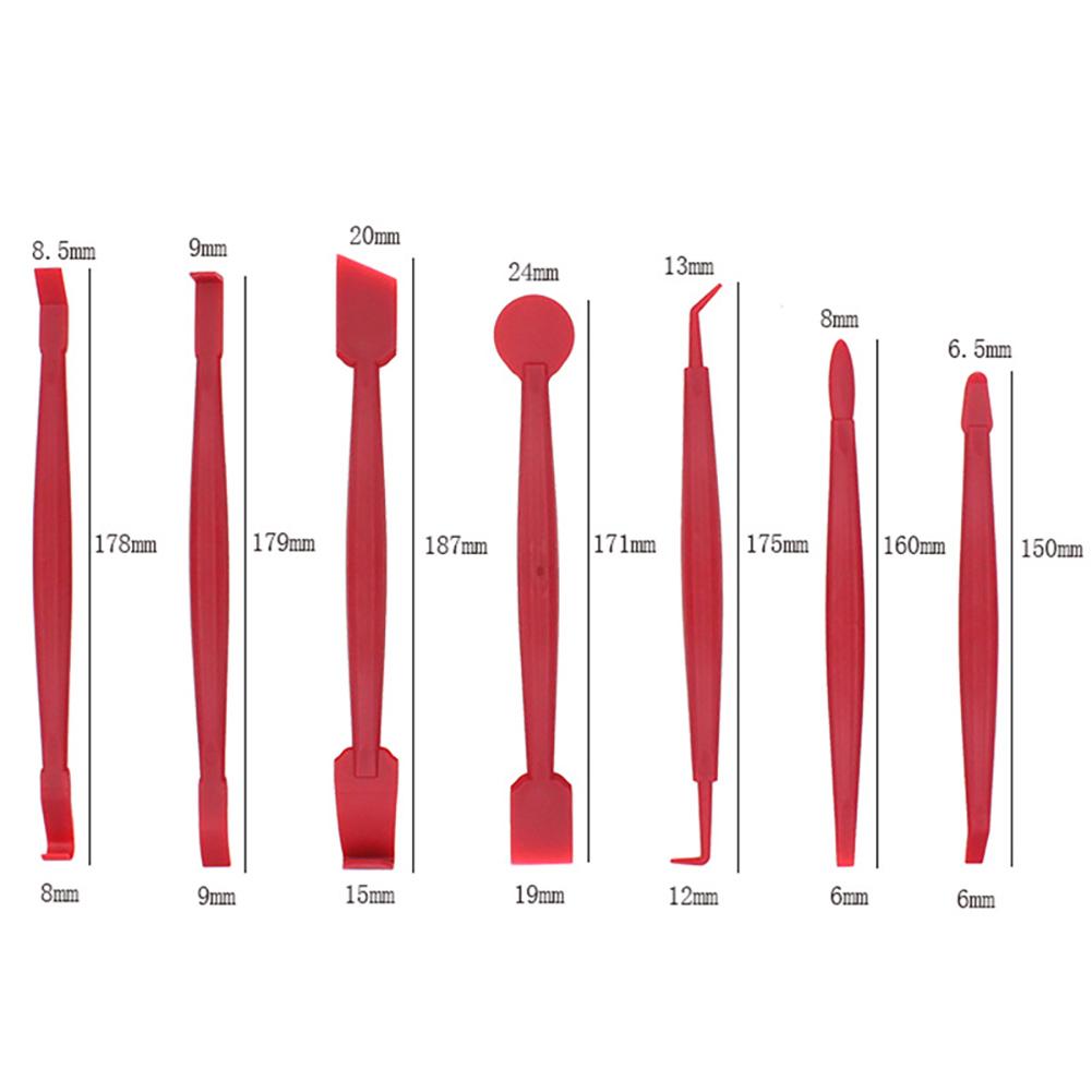 7pcs Car Film Wrapping Blades Kit Window Vinyl Wrap Squeegee Ice Remover Cleaning Wash Squeegee Utility Knife Snap-off Tools