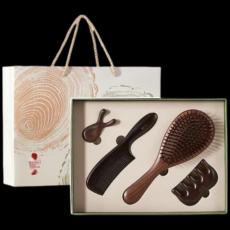 Walnut Wood Anti-static Massage Comb