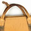 DRAWER Thick Leather Document Briefcase Business Bag Brown(USED)