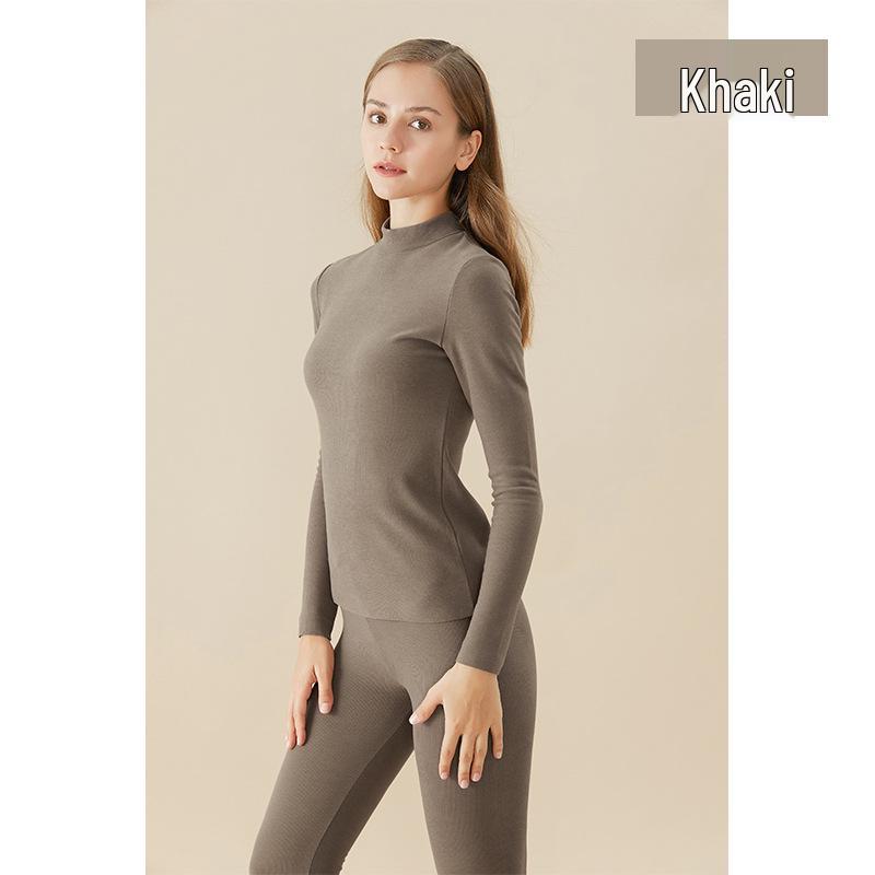 

Женский термотоп Derong с гиалуроновой кислотой - Базовый слой с длинным рукавом и полувысоким воротом для осени/зимы 2024 Extra Large