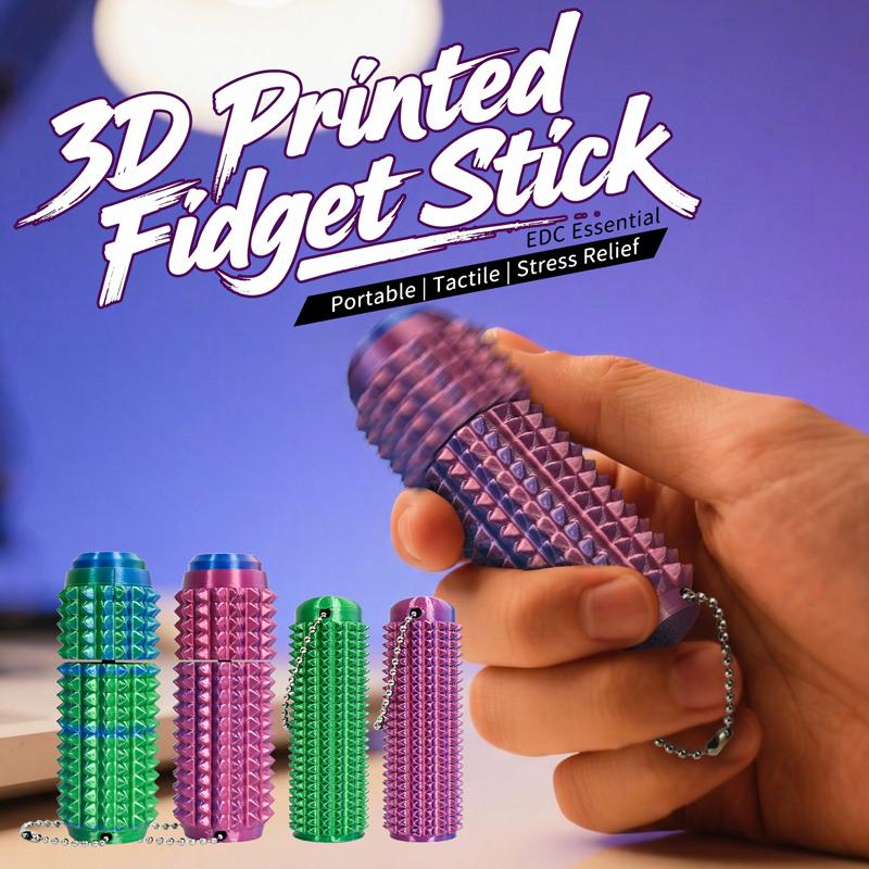 Pain Stimming Fidget Toys Reduce Stress Roller For Adults Spiky Fidget Keychain Anxiety Sensory Toys Novelty Gifts For Friends