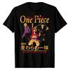 2026 Monster Trio One Piece TShirt Luffy Zoro Sanji Group Print Crew Neck Premium 100 Cotton Trendy Street Style Tops