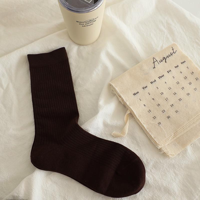 Ankora Burgundy Pull-Up Socks Are Individually Packaged In All Seasons Without Boneless Vertical Pit Strips