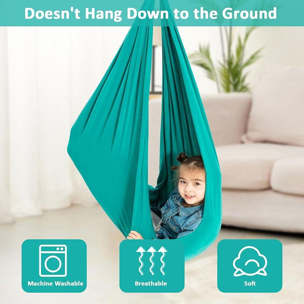 Breathable Kid Swing Soft Hammock Swing Portable Sensory Swing  Indoor
