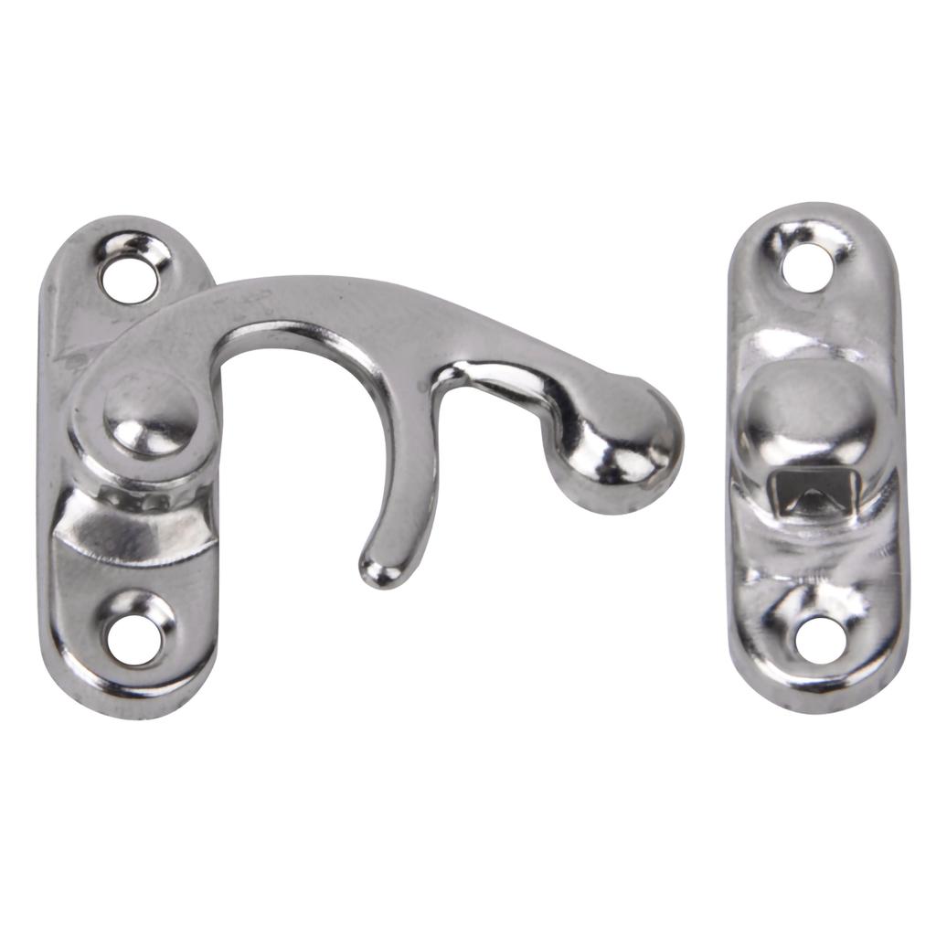 30 Pcs Hasp Hook Retro Style Iron Latch Hook Hasp for Jewelry Gift Boxes 3.2 X 2.8cm