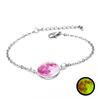 Glowing Solar Unique System Bracelet Fashionable Handcrafted Leather Moon Jewelry