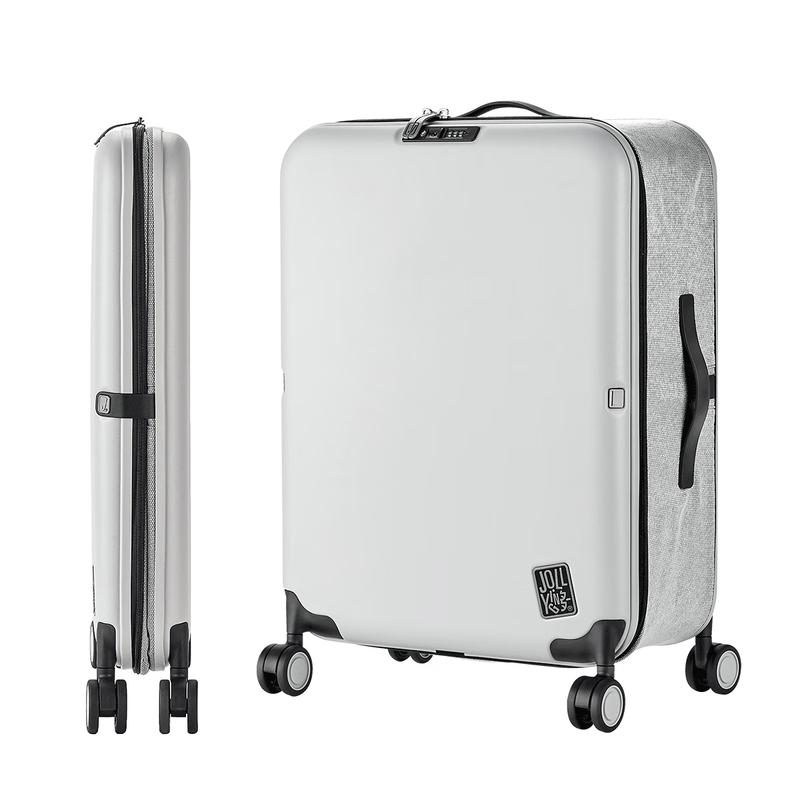JOLLYING Ultra-Thin Foldable PC Travel Luggage with TSA Lock 24 inch (Checked)