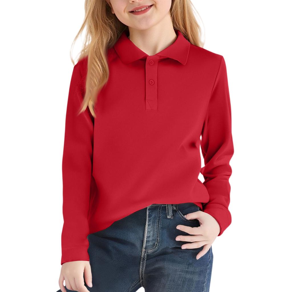 Kids Long Sleeve Shirt School Uniform Shirts For Boys