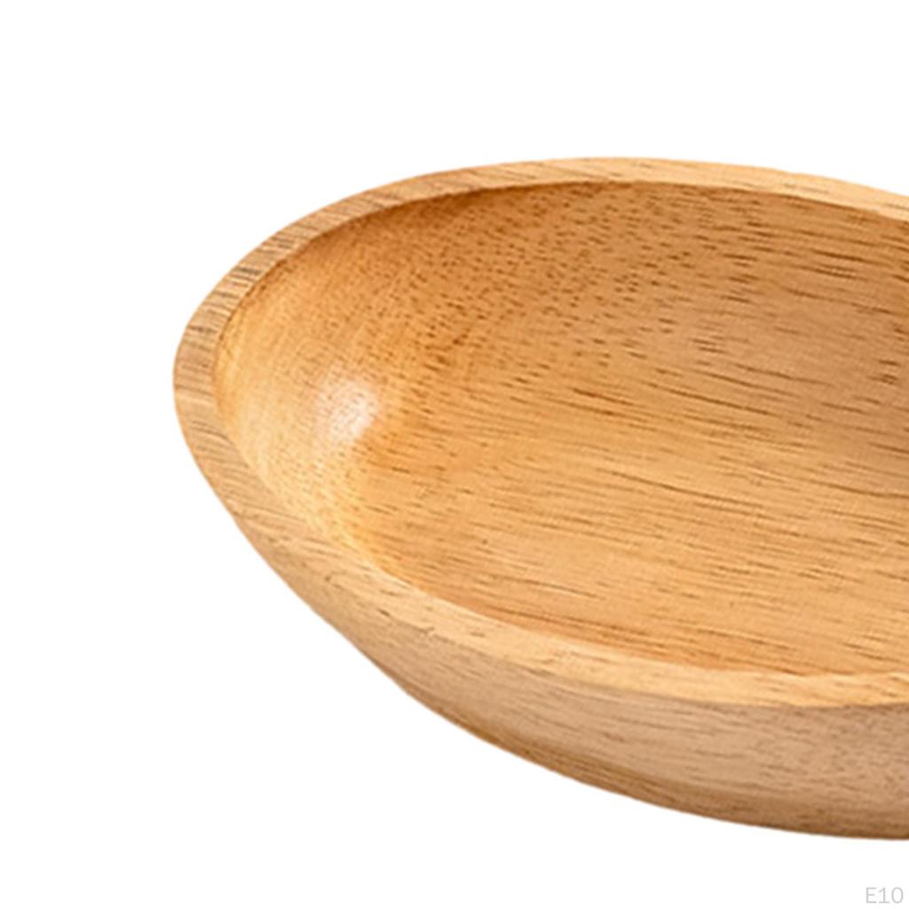 Sushi-Schale, Holz-Auffangtablett, dekorative Lebensmittelpräsentation, japanisches ovales Snack-Servieren für