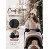 Alpaca Wool Mittens Double Layer Winter Gloves for Women
