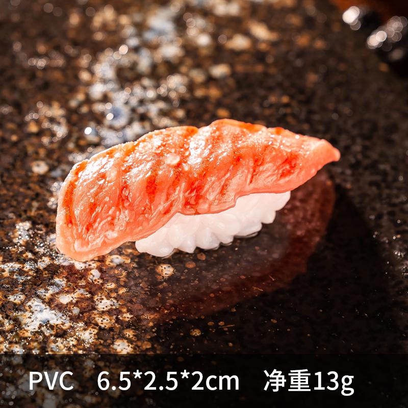 Japanese Cuisine Food Props Hotel Restaurant Store Shop Decoration Fake Simulation Rice Shrimp Salmon Fish Fillet Slices Sushi
