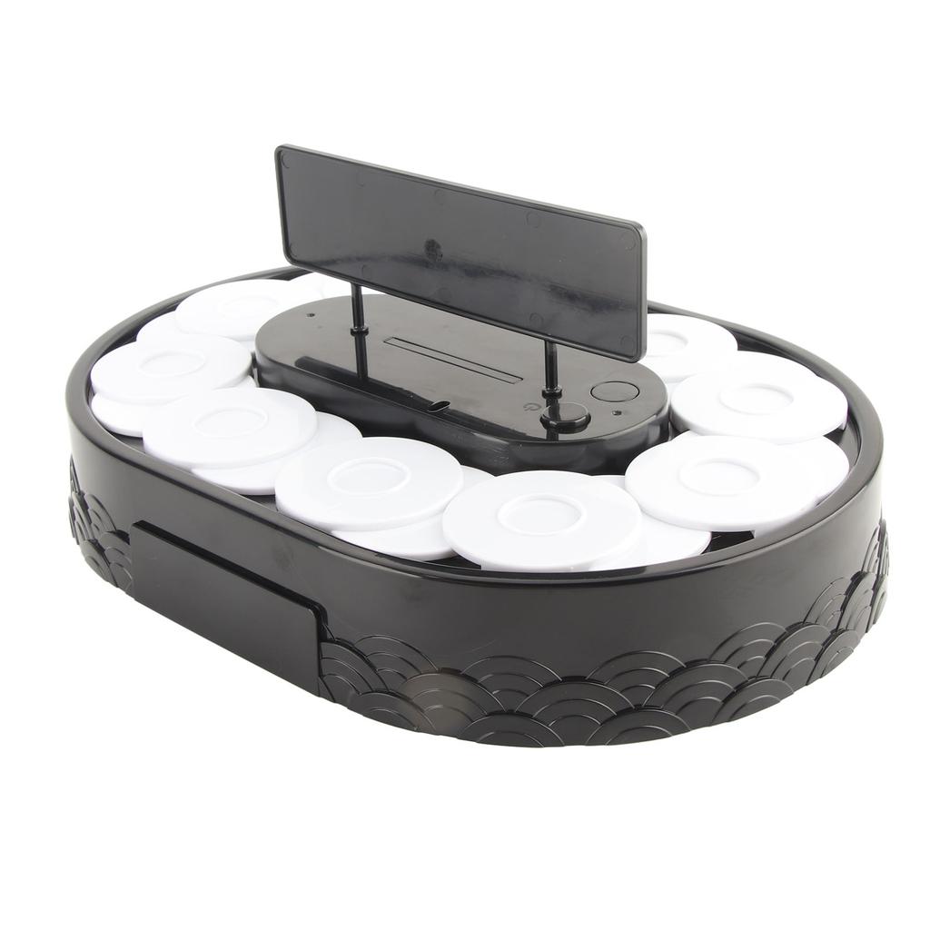 Rotary Sushi Machine Automatic Rotating Table Display Stand Swing Tray Turntable for Sushi Dessert Cupcake