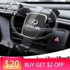 Emblems 1Pcs Car Phone Holder Gravity Sensing Air Vent Stand Accessories For Lexus F SPORT GX460 Ct200h IS250 ES 220D IS200 Fsp