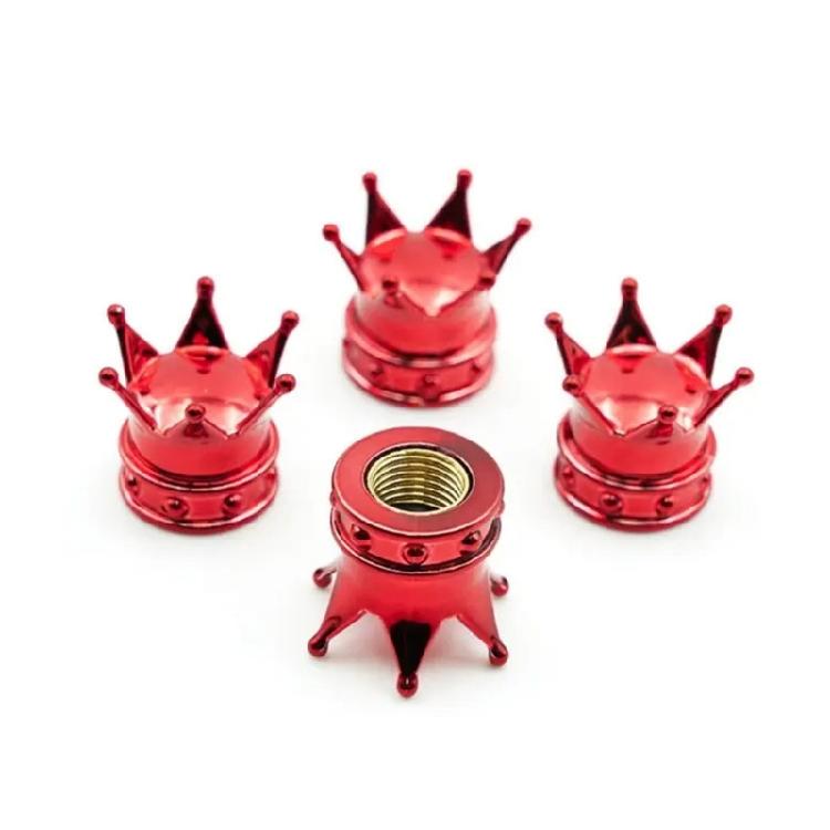 Metal Finish Tire Valves Cap Scratch Proof Resistant to Harsh Environments Outdoor Driving Ready Water Resistant 4 Pack