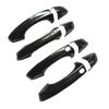 Plastic Imitation Carbon Fiber Door Handle Cover Trim for Skoda Octavia 4 IV  Mk4 RS VRS Accessories Car Styling Sticker