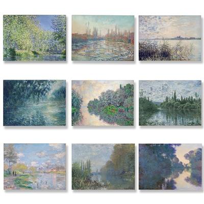 Slavný plátnový obraz Impresionistická krajina Claude Monet Plakáty a tisky Nástěnné umění do obývacího pokoje Domácí dekorace Cuadros