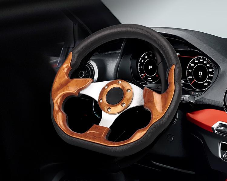 Universal Racing Steering Wheel, suitable for 13-inch steering wheels, ideal for modified and racing cars.