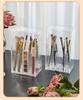 Transparent Dustproof Makeup Brush & Cosmetic Holder for Brushes, Eyebrow & Eyeliner Pencils