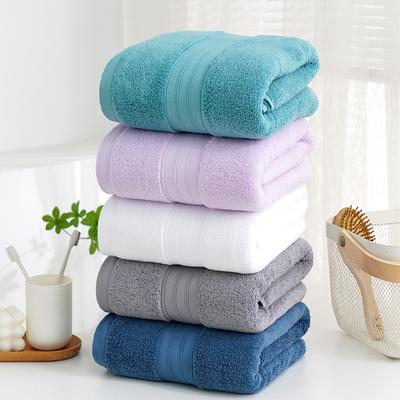 Pure Cotton Bath Towels, Cotton, Adult Household Water Absorption Hotel Beauty Salon Bath Towels Can Be Embroidered