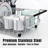 Sink Telescopic Drain Basket Dishwasher Tableware Storage Rack Drain Rack Household Fruit and Vegetable Rack