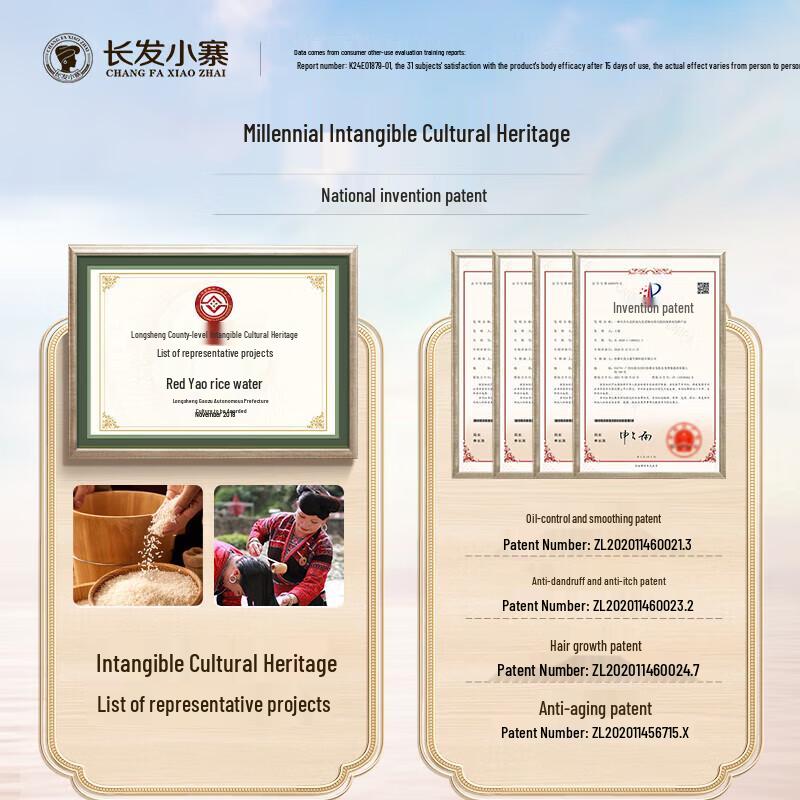 Long Hair Village Herren Reiswasser Kopfhautpflege Set