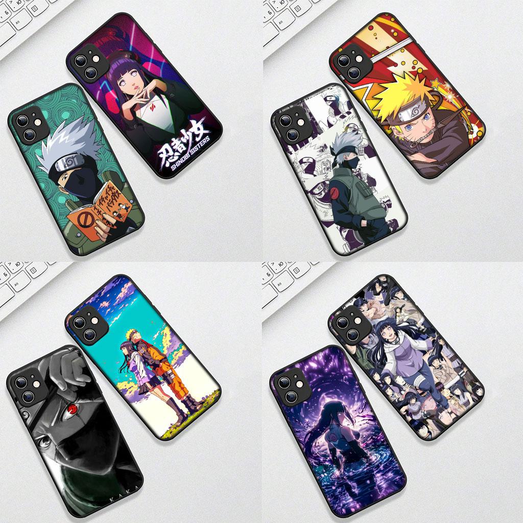 Soft Cover for Apple iPhone 17 16 14 15 Pro Max Plus 15+ 16E XR ProMax Air + Coque Phone Case Hinata Hyuga Kakashi Narutos