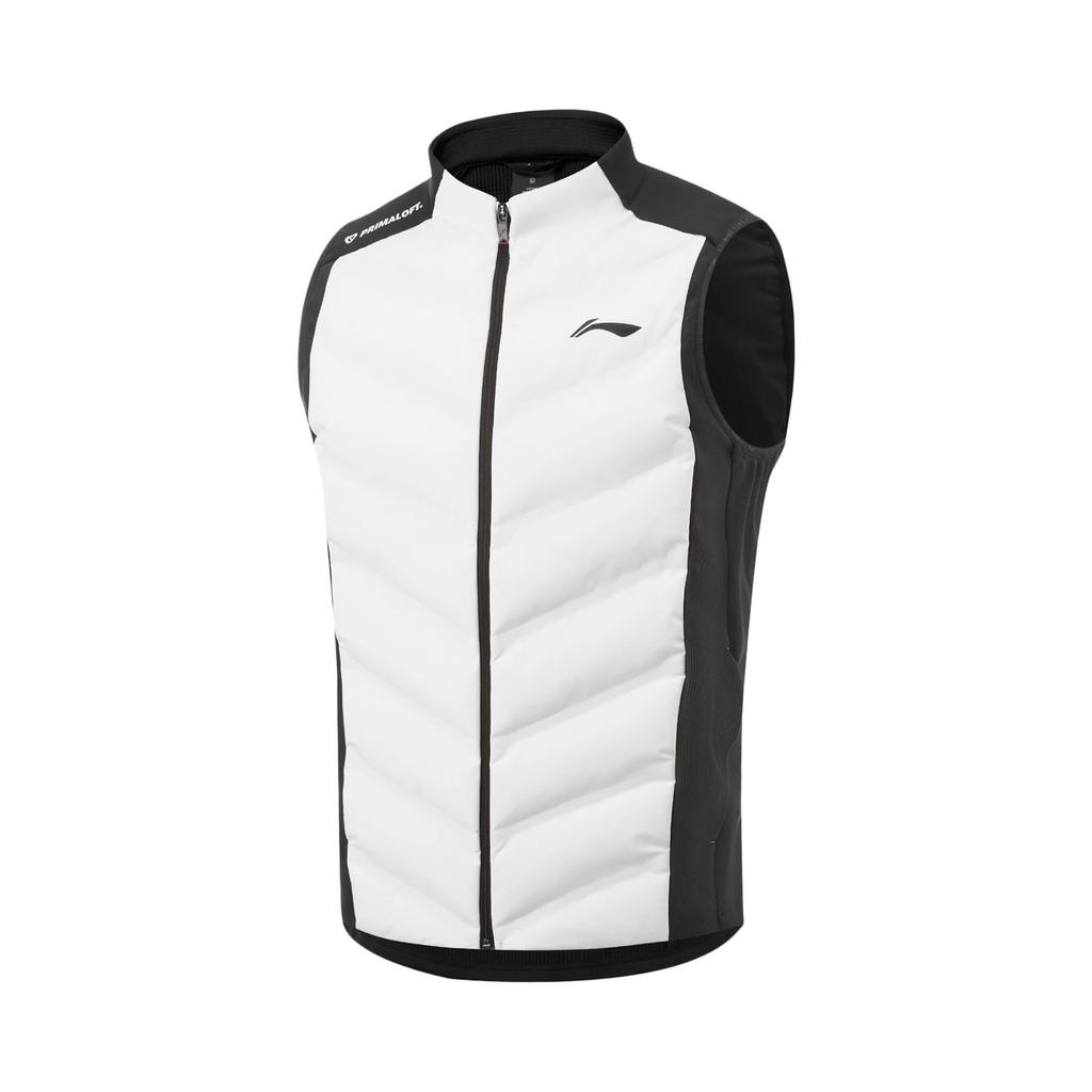 LiNing Running Series Color Block Zipper Letter Slim Vest Men Vests AMMV023-5