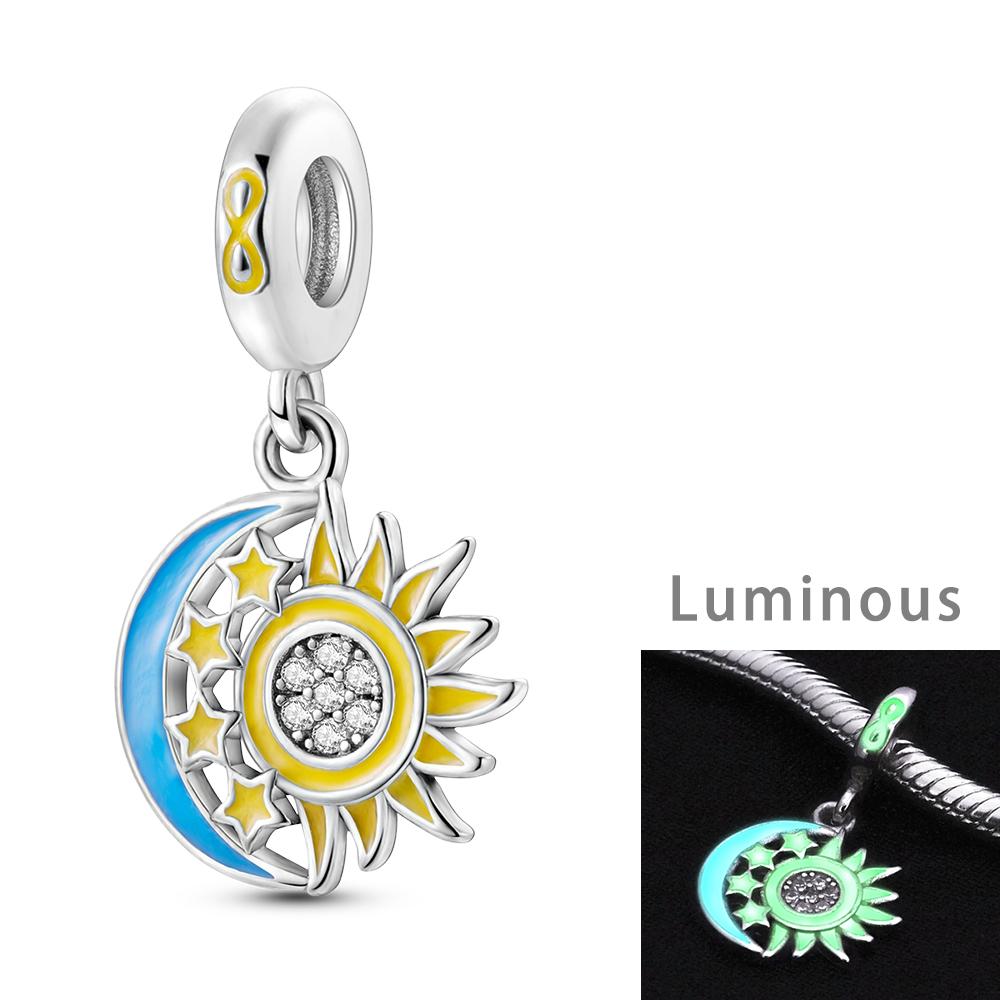 Copper Plated Charms Butterfly Owl Flower Charms Beads For Women Fit Original Bangle Bracelet Diy Jewelry Marking Diy