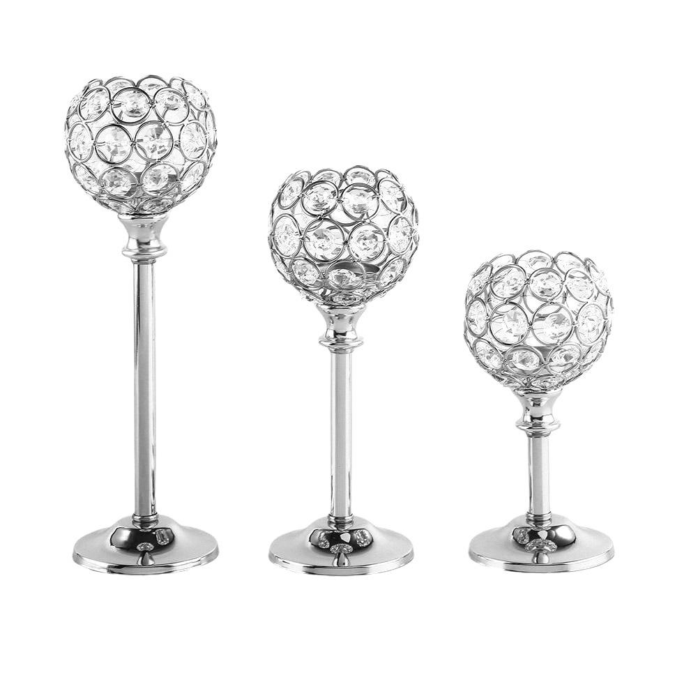 Bougeoir en cristal moderne pour bougie chauffe-plat, pour la maison, pour fête de Noël, mariage, salle à manger, décoration de centre de table
