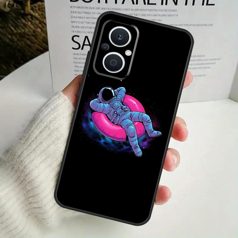 Astronaut Star Space Phone Case For OPPO Reno 8T 14F 13 F 12 11 10 14 Pro 7 8 Lite OPPO Find X8 X6 X5 X9 Pro Cover
