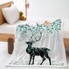 Blanket Animal Giraffe Digital Printed Lamb Fleece Crystal Fleece Blanket
