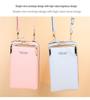 2022 Lychee Grain Solid Color Crossbody Shoulder Bag for Women - Korean Fashion Mobile Phone and Wallet Holder