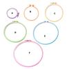 10 Pcs Embroidery Frame Round Embroidery Hoop Crosses Stitching Hoop Adjustable Embroidery Hoop for Craft Project