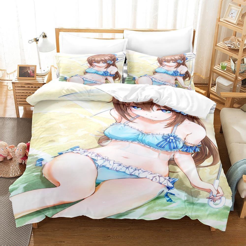 3D Printed Anime Kawaii Girs Love Live! Bedding Set Single Twin Full Queen King Size Bed Set Adult Kid Bedroom Duvetcover Sets