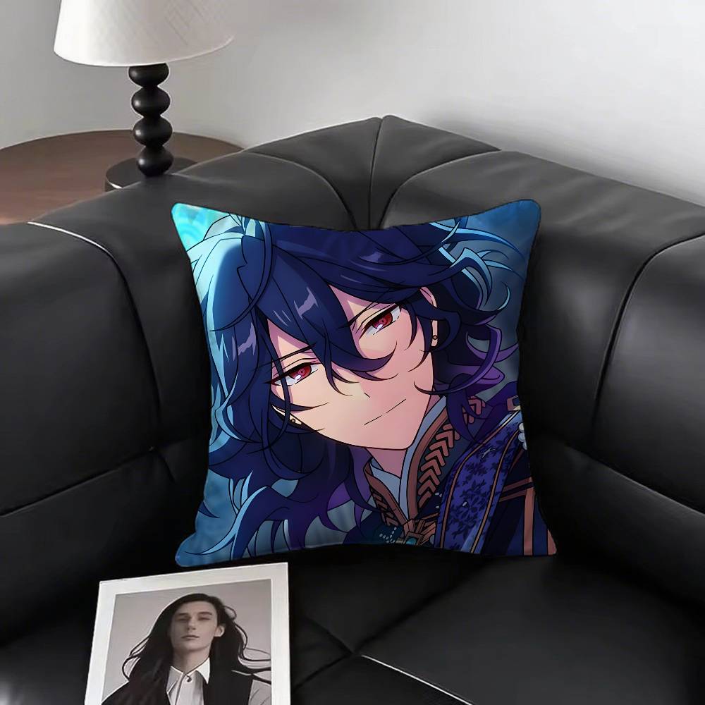 1pc Rei Sakuma Pillow Case Fashion Square Pillowcase Bedroom Sofa Room Ins Decoration Leisure