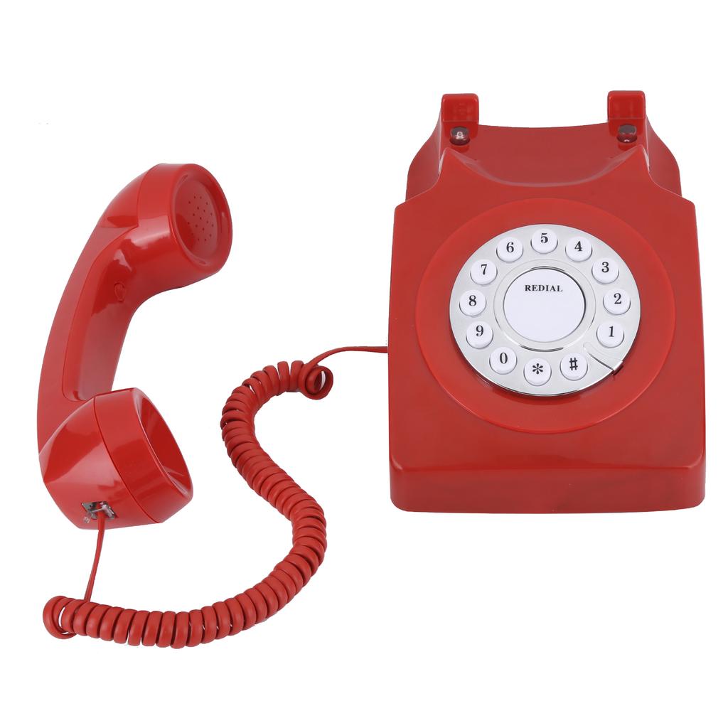 Європейський Вінтажний Багатофункціональний Телефон для дому, Дзвінки високої чіткості, Великі Чіткі Кнопки