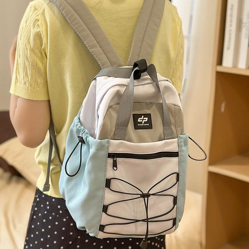 Schoolbag Guest Schoolbag Female Student Korean Version Light Travel Outdoor Leisure Sports Bag Campus Large Capacity Backpack